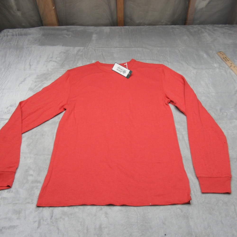 Alpine Design Shirt‎ Mens Small Red Peak Long Sleeve Duofold UPF 50 $44 NWT